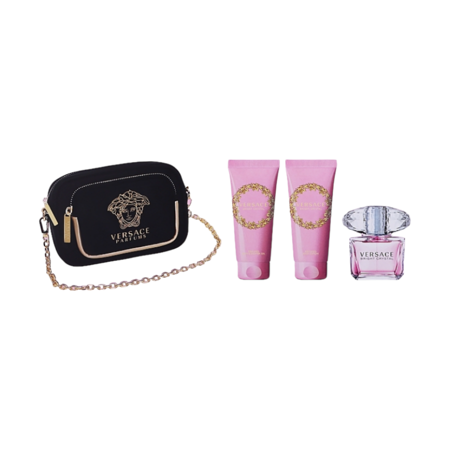 Versace Bright Crystal EDT (W) 4pc Gift Set