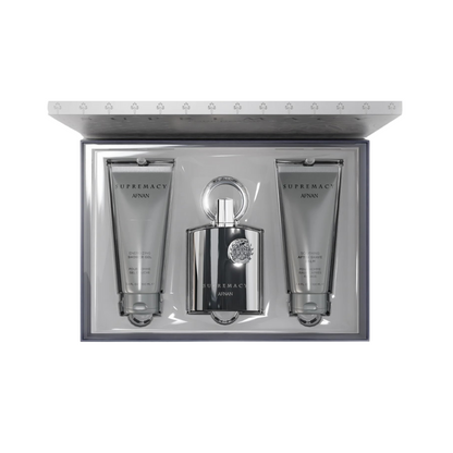 Afnan Supremacy Silver EDP (M) 3pc Gift Set