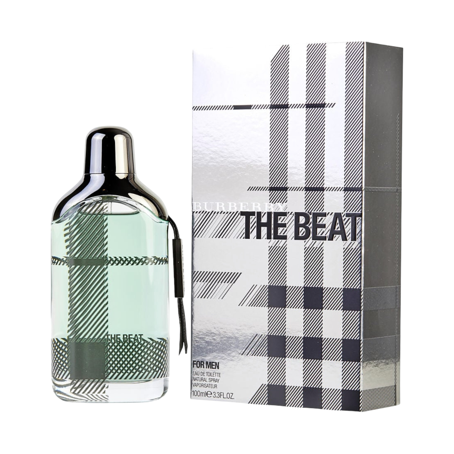 Burberry The Beat Eau de Parfum Spray bottle and packaging box with brand and product name visible.