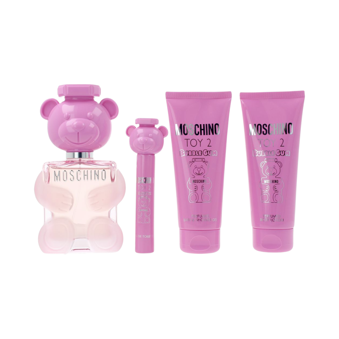 Moschino Toy 2 Bubble Gum (W) EDT 4pc Gift Set