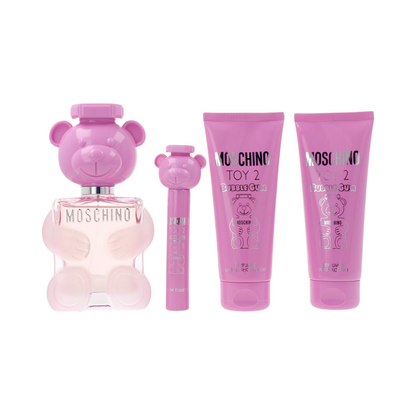 Moschino Toy 2 Bubble Gum (W) EDT 4pc Gift Set