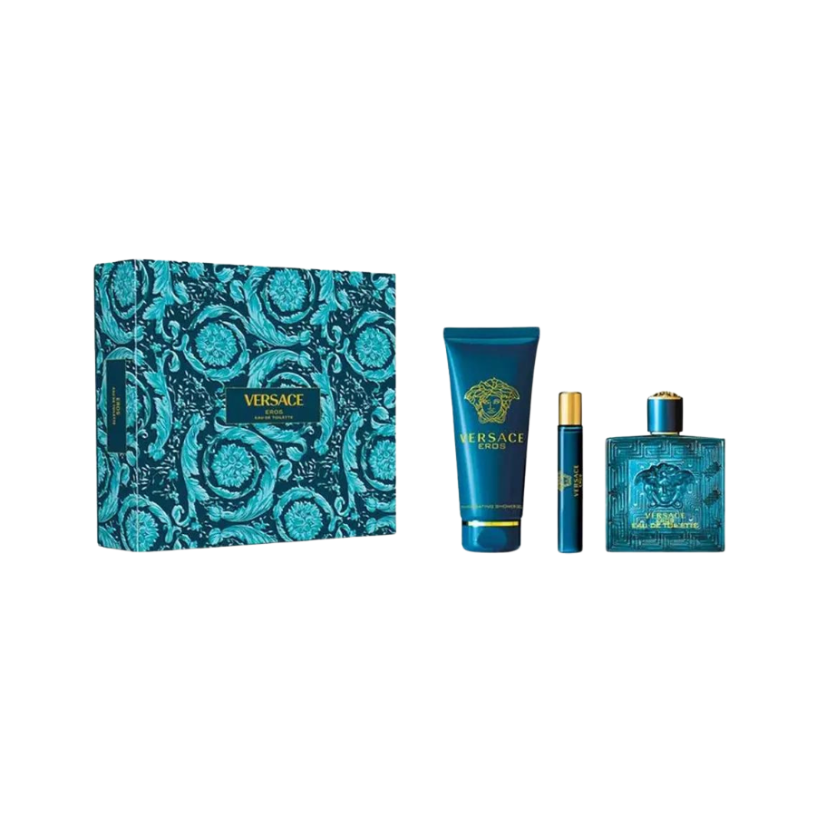 Versace Eros EDT (M) 3pc Gift Set