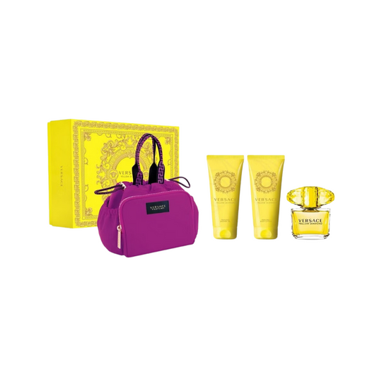 Versace Yellow Diamond EDT (W) 4pc Gift Set
