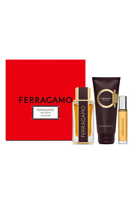 Ferragamo Spicy Leather (M) EDP 3pc Gift Set