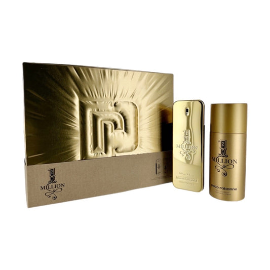 Paco Rabanne 1 Million EDT (M) 2pc Gift Set