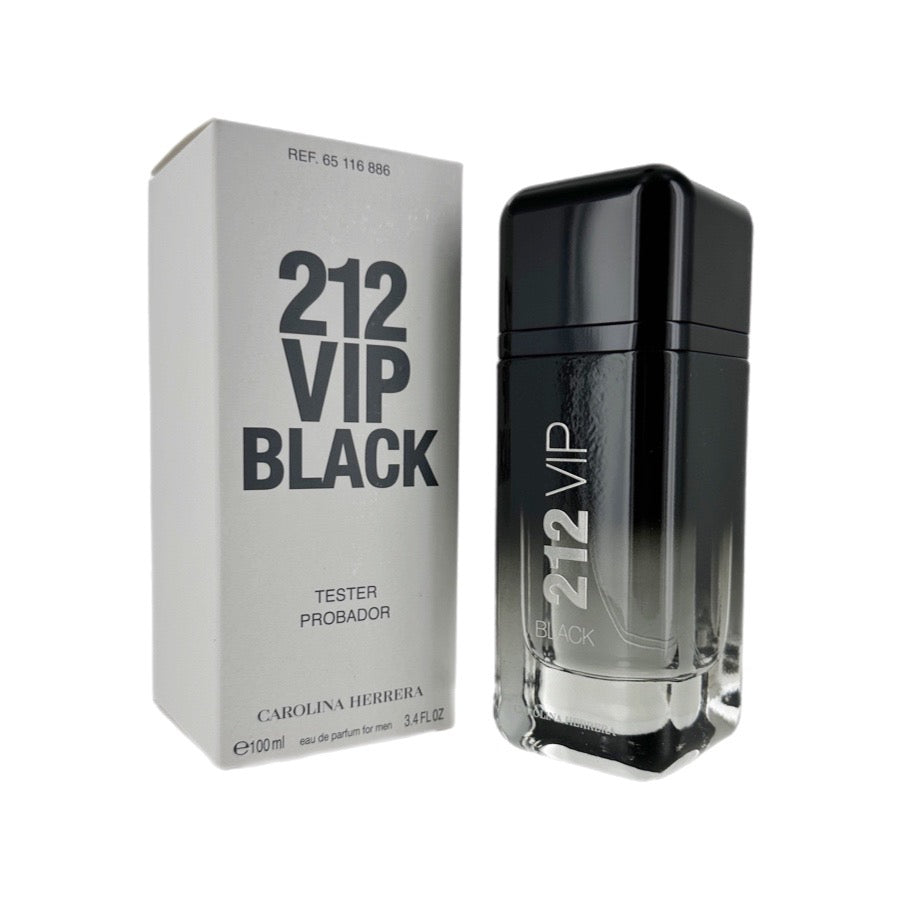 212 VIP Black EDP by Carolina Herrera in a 3.4oz Tester spray bottle with the box packaging.