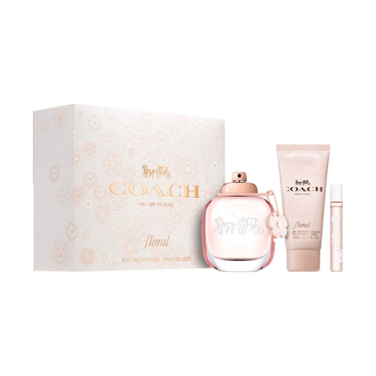 Coach Floral EDP (W) 3pc Travel Set