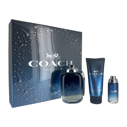 Coach Blue EDT (M) 3pc Gift Set