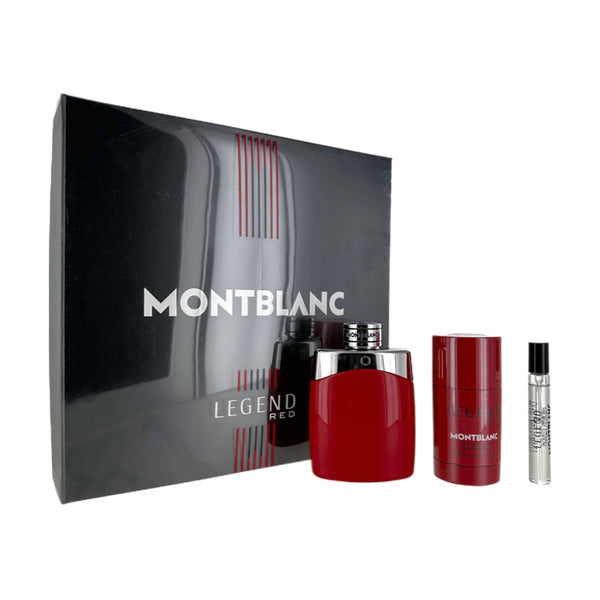 Montblanc Legend Red EDP (M) 3pc Gift Set