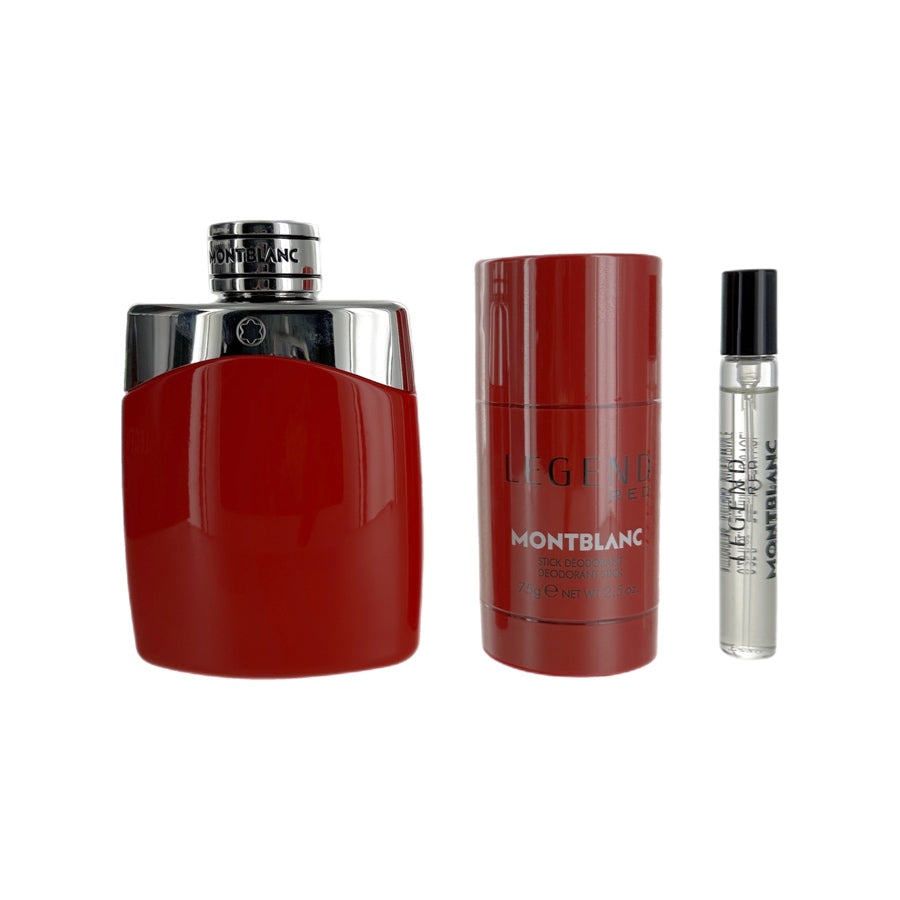 Mont Blanc Legend Red (M) EDP 3pc Gift Set