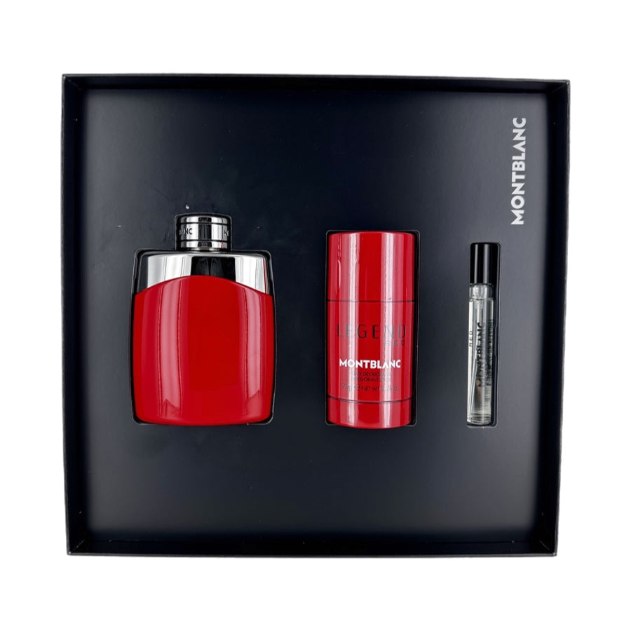 Mont Blanc Legend Red (M) EDP 3pc Gift Set