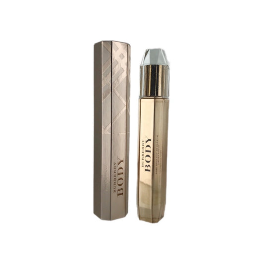Burberry Body Rose Gold Limited Edition Eau De Parfum Spray, showing the original packaging in rose gold color with the brand's logo.