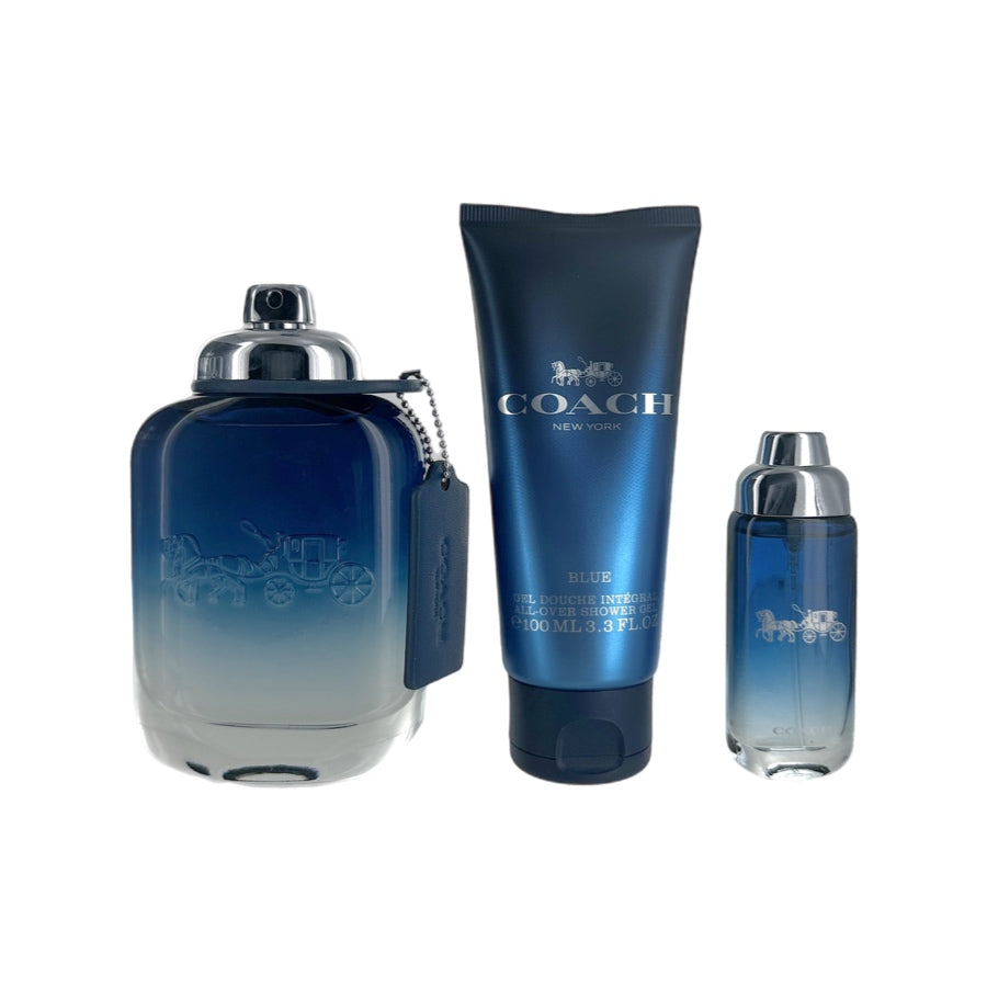 Coach Blue EDT (M) 3pc Gift Set