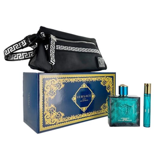 Versace Eros EDP (M) 3pc Gift Set