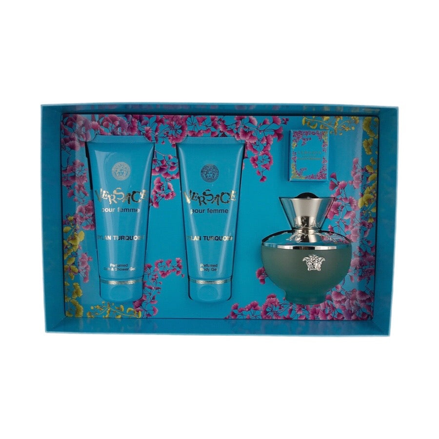 Versace Dylan Turquoise EDT (W) 4pc Gift Set