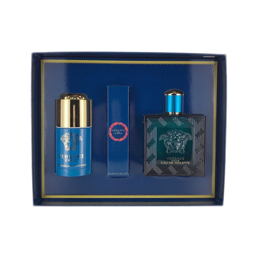 Versace Eros EDT (M) 3pc Gift Set