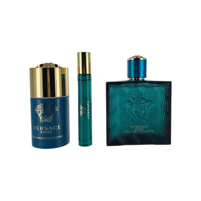 Versace Eros EDT (M) 3pc Gift Set