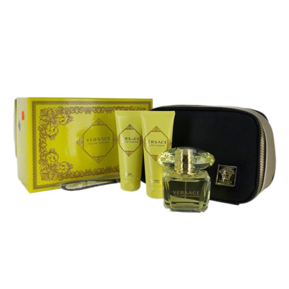 Versace Yellow Diamond EDT (W) 4pc Gift Set