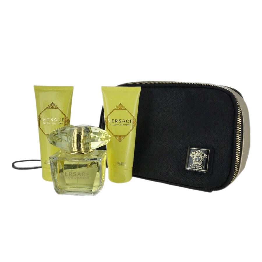 Versace Yellow Diamond EDT (W) 4pc Gift Set