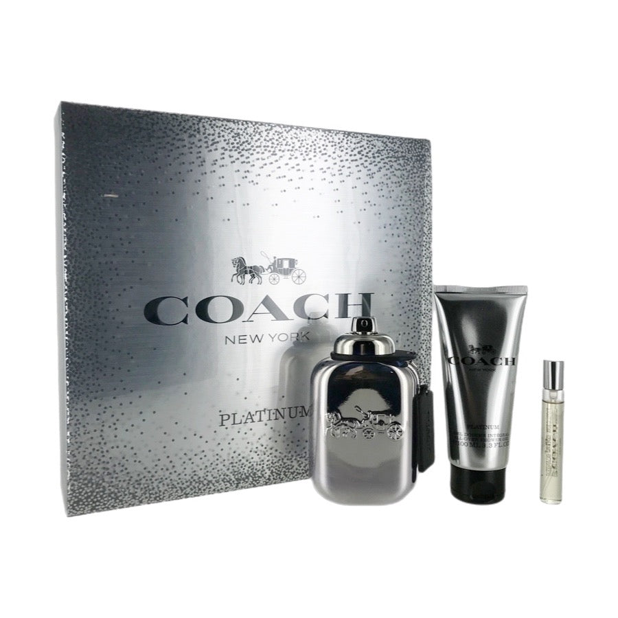 Coach Platinum EDP (M) 3pc Gift Set