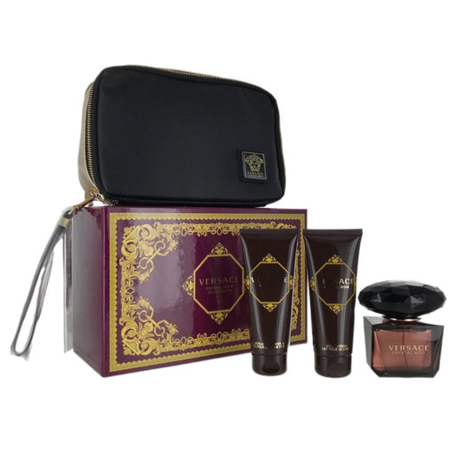 Versace Crystal Noir EDT (W) 4pc Gift Set