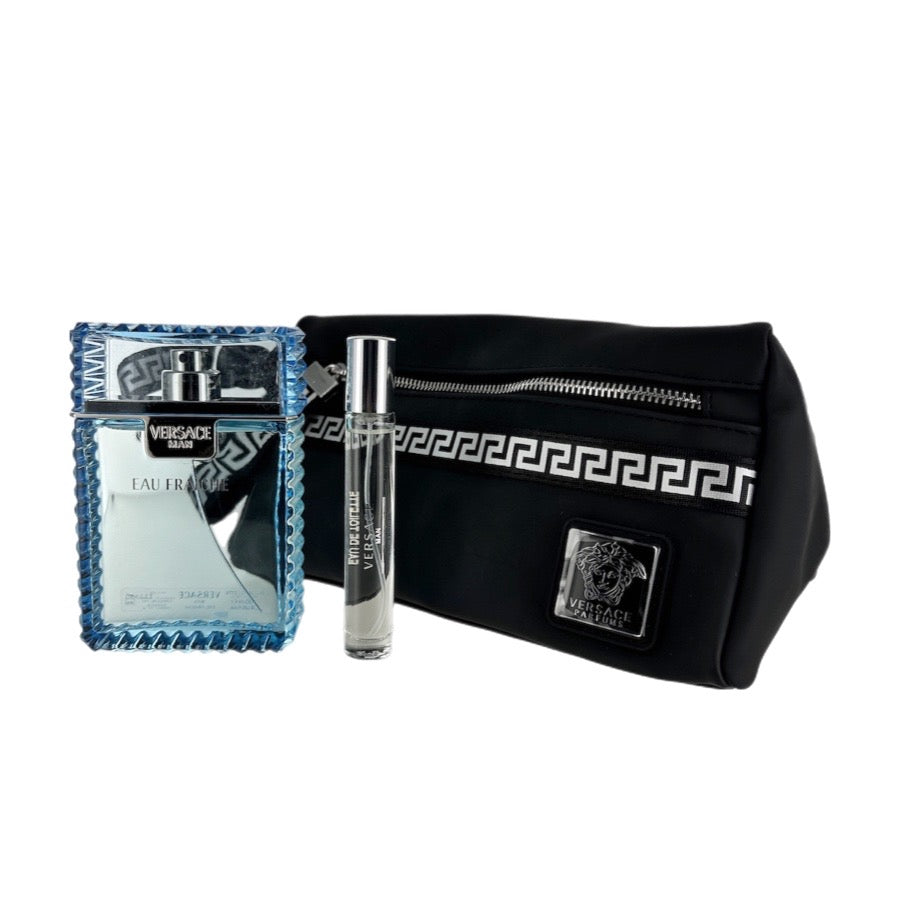 Versace Man Eau Fraiche (M) EDT 3pc Gift Set